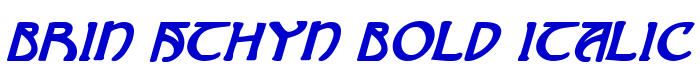 Brin Athyn Bold Italic fonte